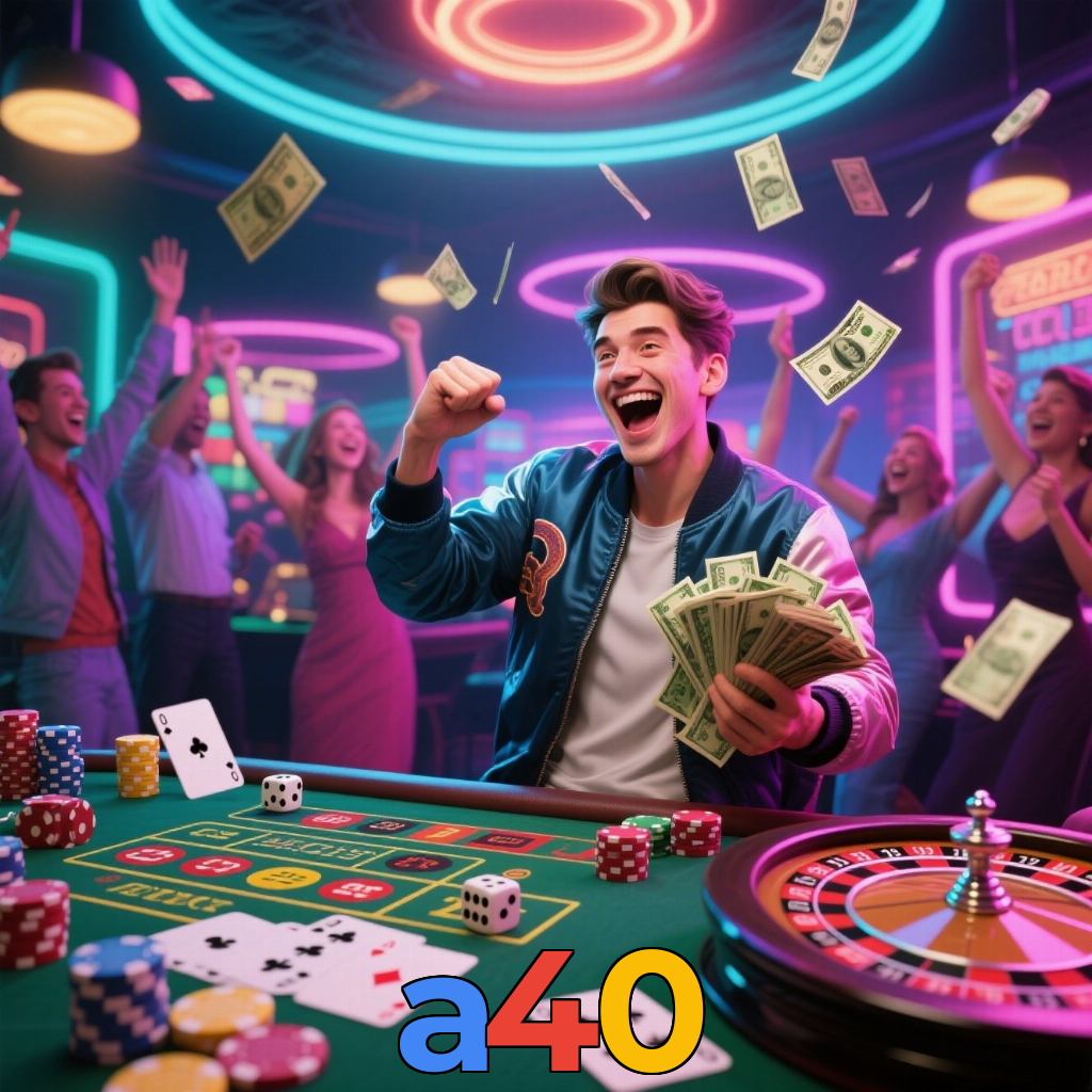a40：Jogue slots, poker e aposte no futebol para prêmios incríveis!